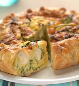 Cuketový quiche