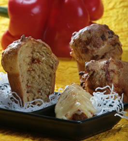 Paprikové muffiny